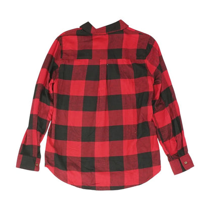 Maroon Plaid Button Down