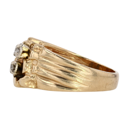 1/10 ctw 10K Yellow Gold Diamond Fashion Ring