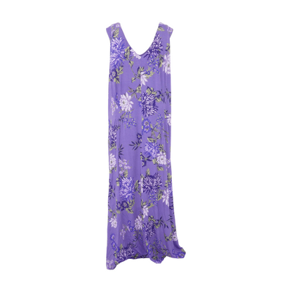 Purple Plus Floral Maxi Dress