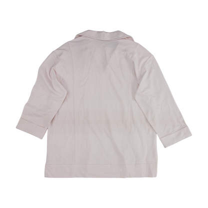 Pink Solid Sweatshirt Pullover