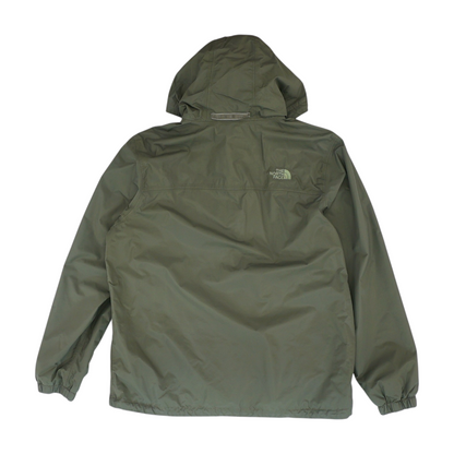 Green Solid Rain Jacket