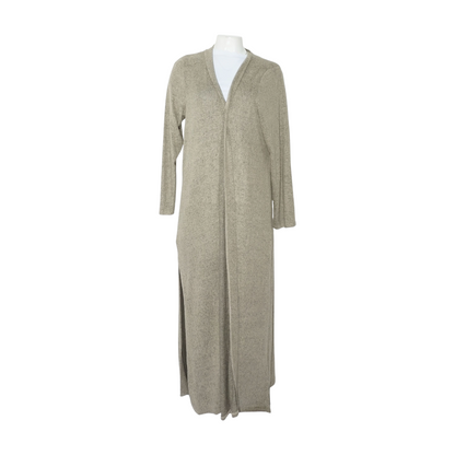 Brown Plus Cardigan Sweater