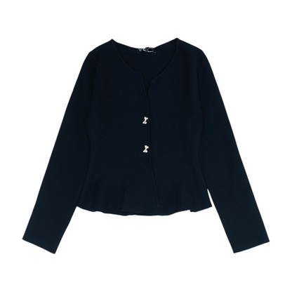 Black Cardigan Sweater