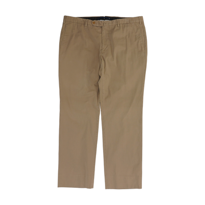 Beige Straight Pants