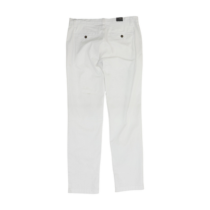 White Slim Pants