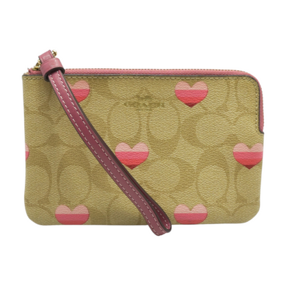 Beige Wristlet Wallet
