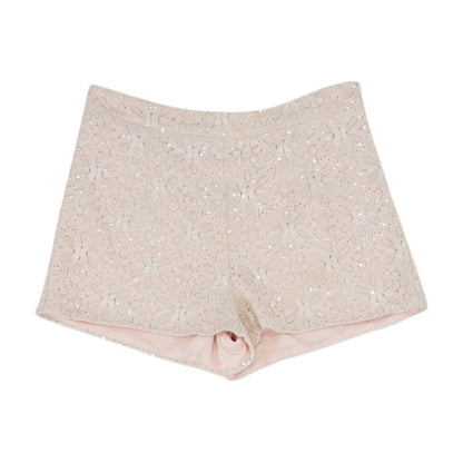 Pink Solid Shorts