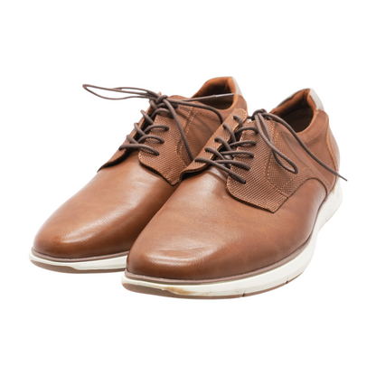 Brown Lace-Up Dress Shoes