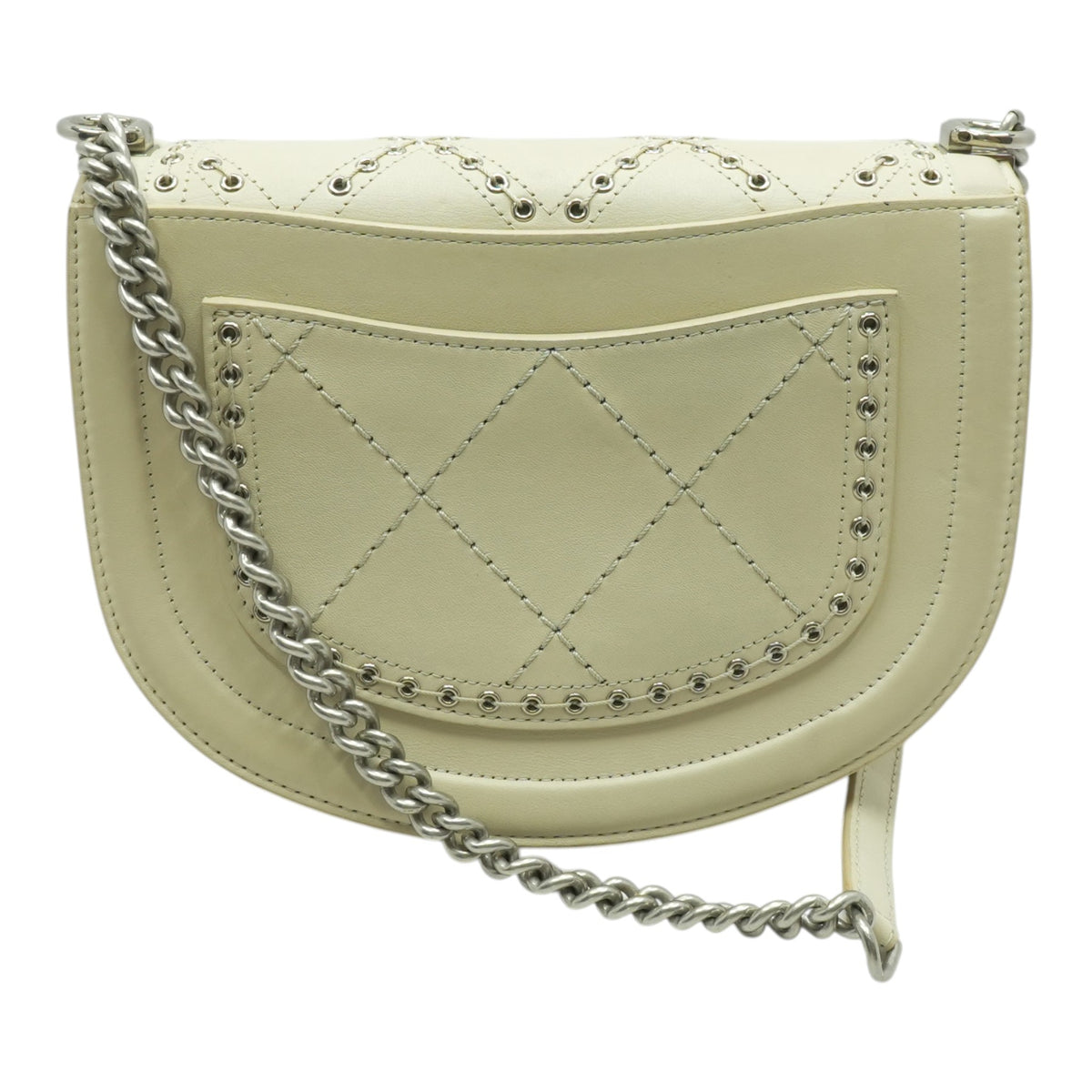 Coco Eyelets Round Flap Bag