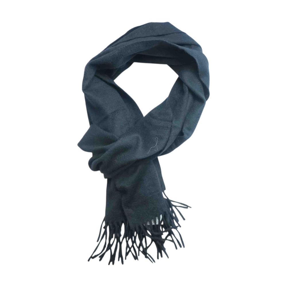 Black 100% Cashmere Scarf