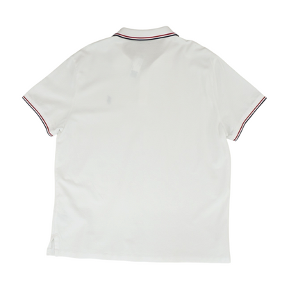 White Solid Short Sleeve Polo