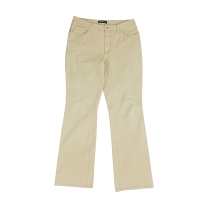 Beige Straight Jeans