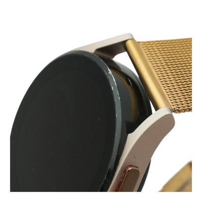 40mm Galaxy Watch4 Pink Smartwatch Gold Band One Size