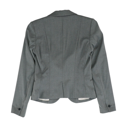 Gray Solid Blazer
