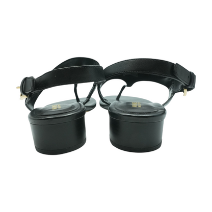 Black Flat Sandals