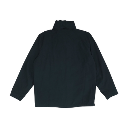 Black Tall Solid Rain Jacket