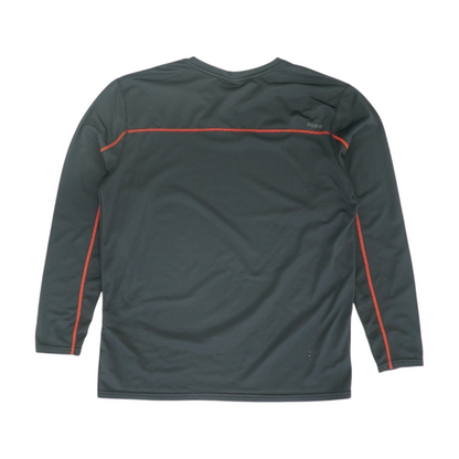 Black Solid Sweatshirt Pullover