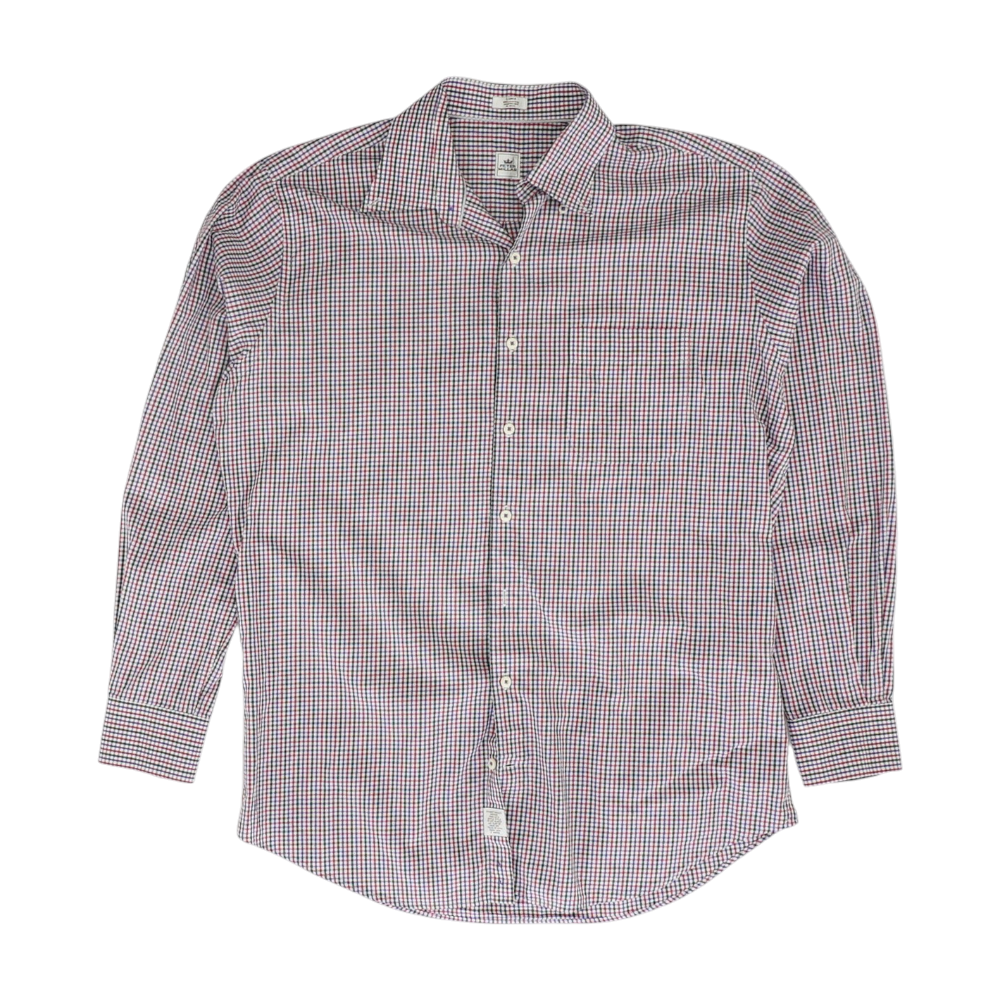 Multi Check Long Sleeve Button Down