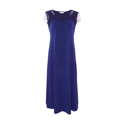 Susan Graver Navy Petite Midi Dress – Image 1