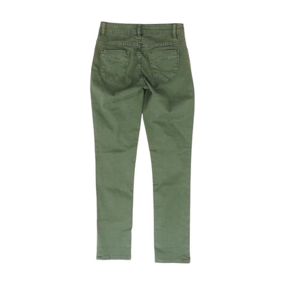 Green Solid Jeans