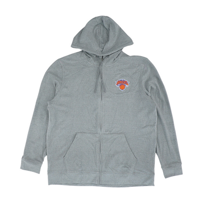 Gray New York Knicks Solid Active Jacket