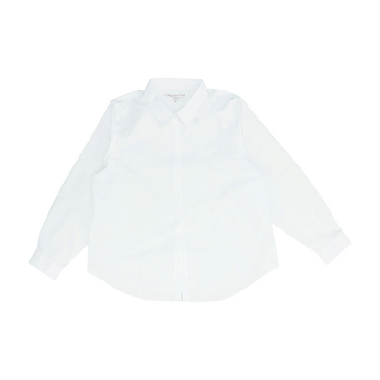 White Plus Button Down