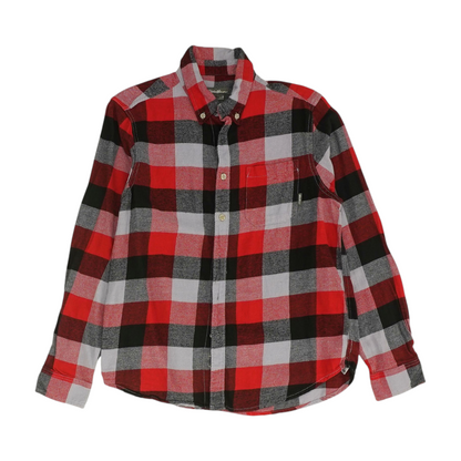 Red Plaid Flannel Button Down