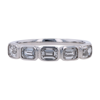 1 ctw 14K White Gold Lab Grown Diamond Band Ring