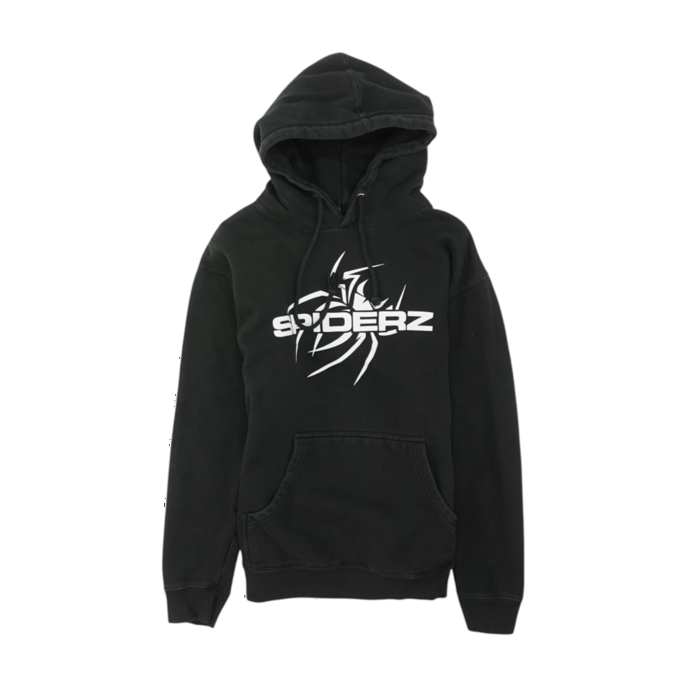 Spiderz Black Solid Hoodie Pullover – Image 1