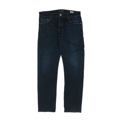Navy Straight Jeans