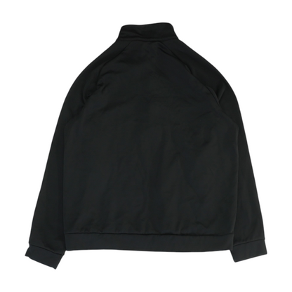 Black Solid 1/4 Zip Pullover