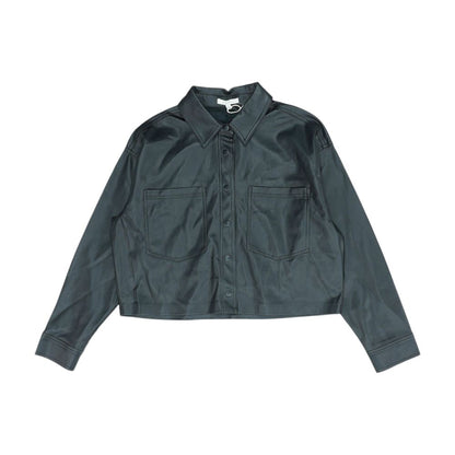 Black Faux Leather Jacket