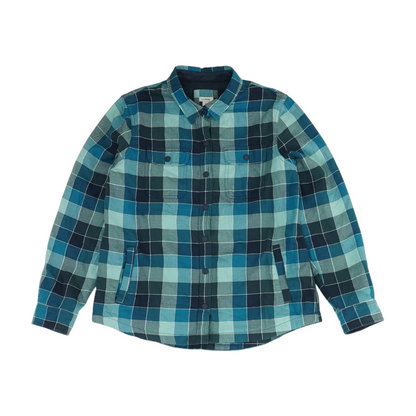 Blue Check Flannel Button Down