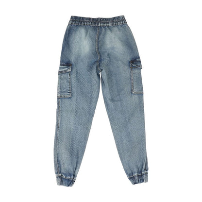 Blue Solid Jeans