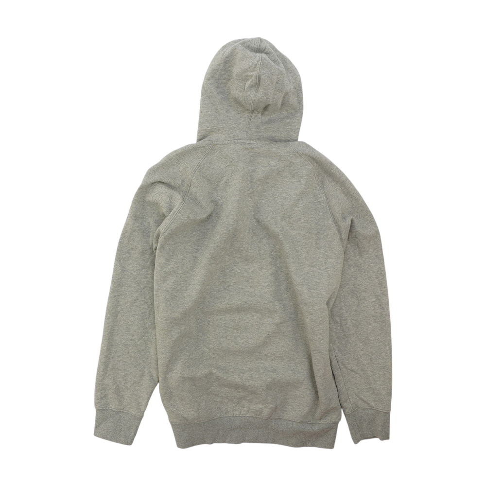 Gray Solid Hoodie Pullover