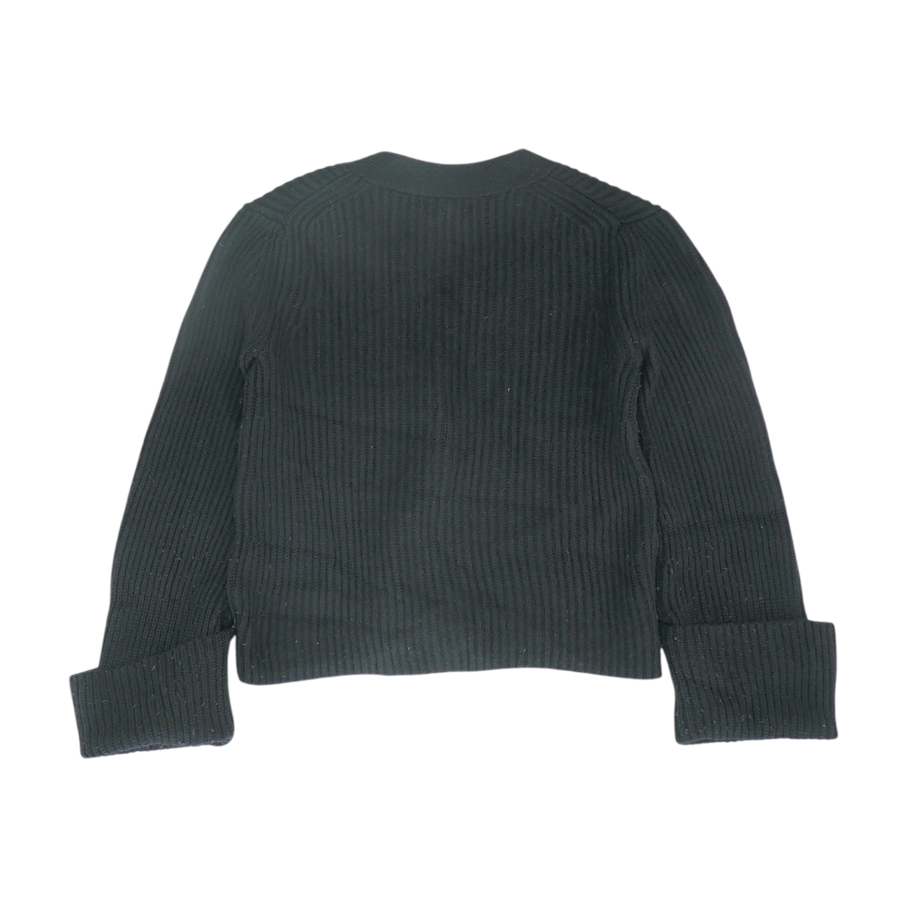 Black Cardigan Sweater