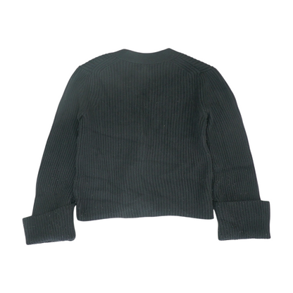 Black Cardigan Sweater