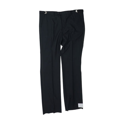 Black Solid Dress Pants