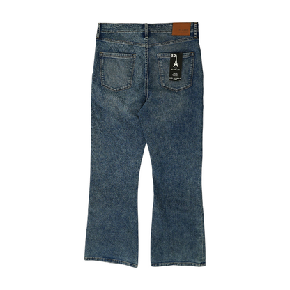 Blue Wide Leg Jeans