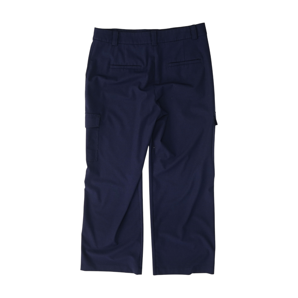 Navy Wide Leg Pants