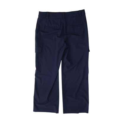 Navy Wide Leg Pants