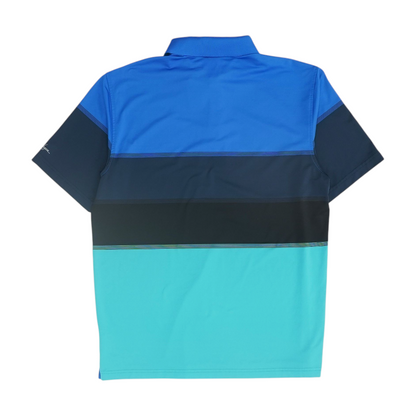 Multi Color Block Short Sleeve Polo