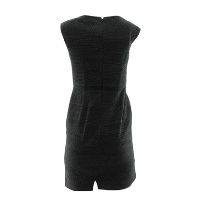 Black Misc Midi Dress