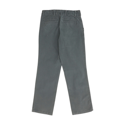 Gray Straight Pants