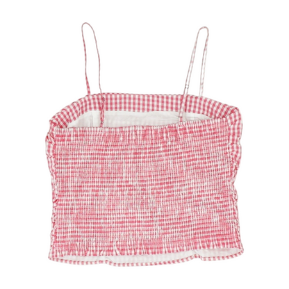 Pink Check Blouse