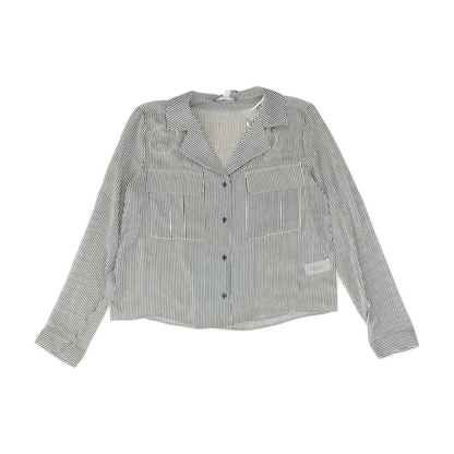 Black Striped Blouse