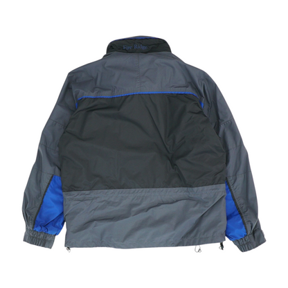 Vintage Black Color Block Jacket
