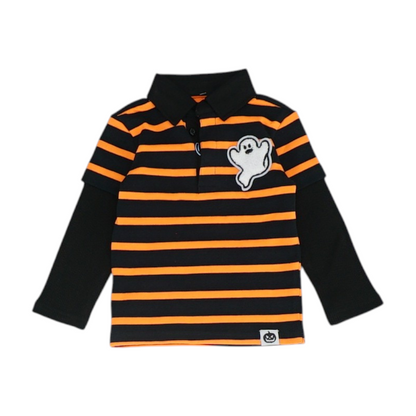 Orange Striped T-Shirt