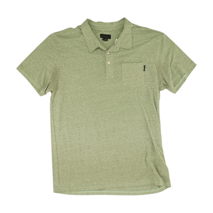 Green Solid Short Sleeve Polo