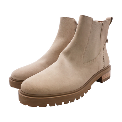 Beige Ankle Boots